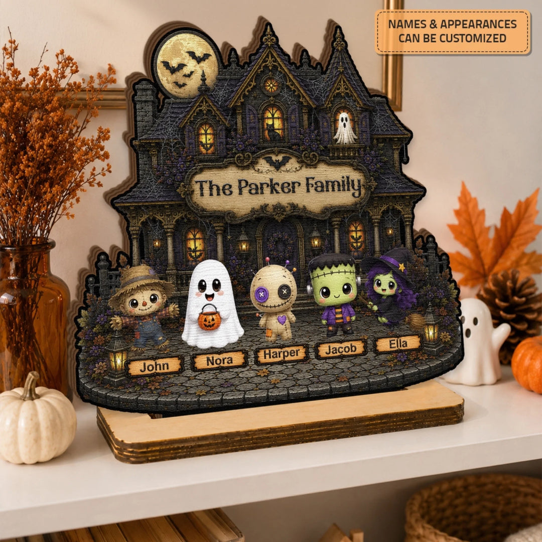 MOCKUP 6_20260715_Wooden Plaque_Halloween_The Parker Family_ARND157_ADSG055