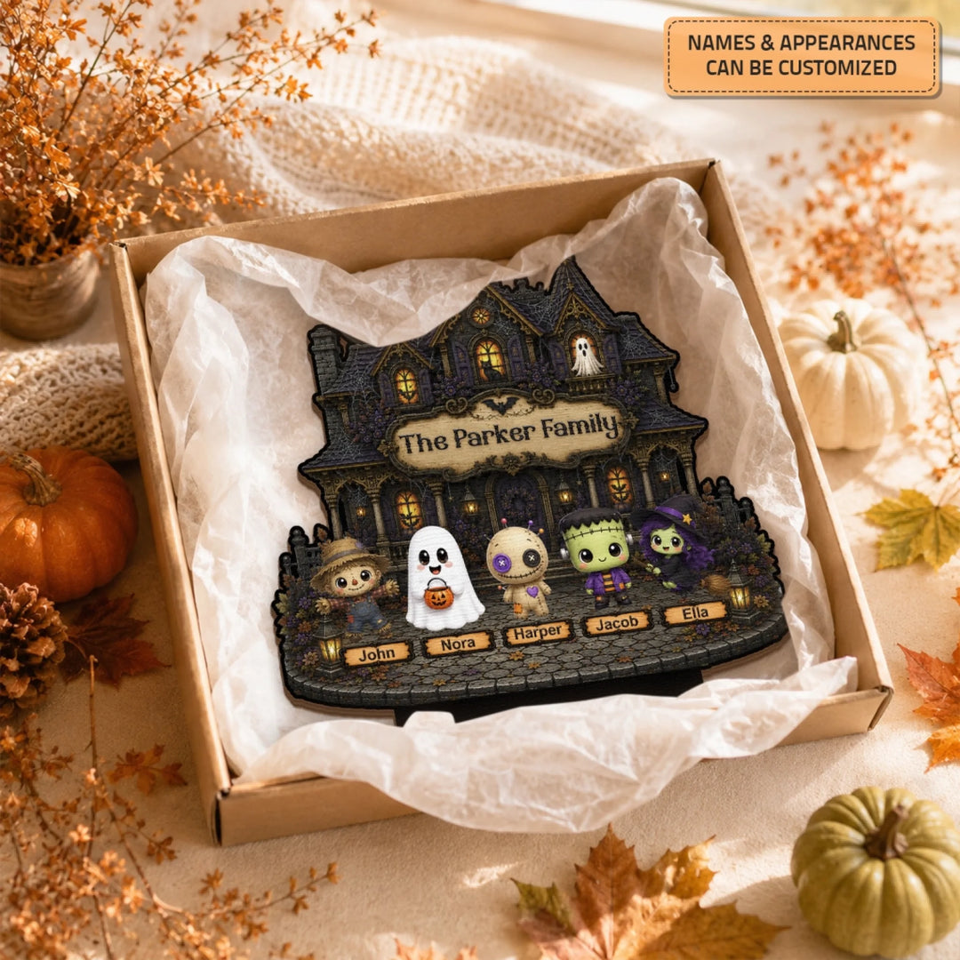 MOCKUP 2_20260715_Wooden Plaque_Halloween_The Parker Family_ARND157_ADSG055