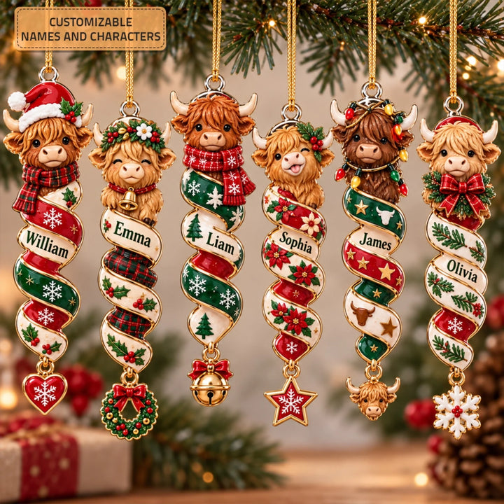 MOCKUP 9_20260915_Vertical Acrylic Ornament_Christmas Highland Cow_ARND158_ADSG055