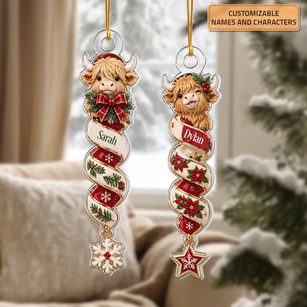MOCKUP 5_20260915_Vertical Acrylic Ornament_Christmas Highland Cow_ARND158_ADSG055