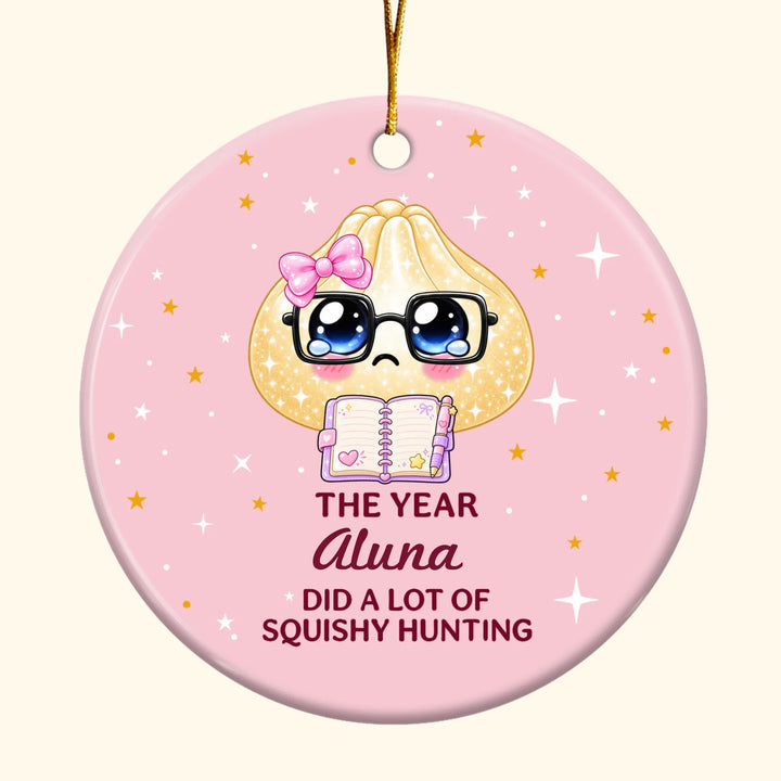 Cute Dumpling Squishy - Ceramic Ornament - Christmas Gift For Kids