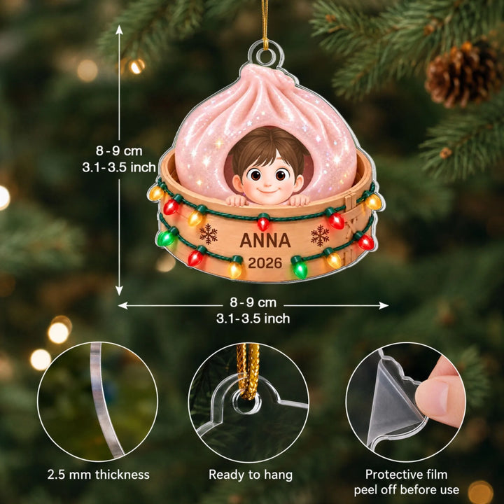 mockup detail_20260922_AcrylicOrnament_Christmas_Trending Dumpling With Kid_ARND154_ADSG055