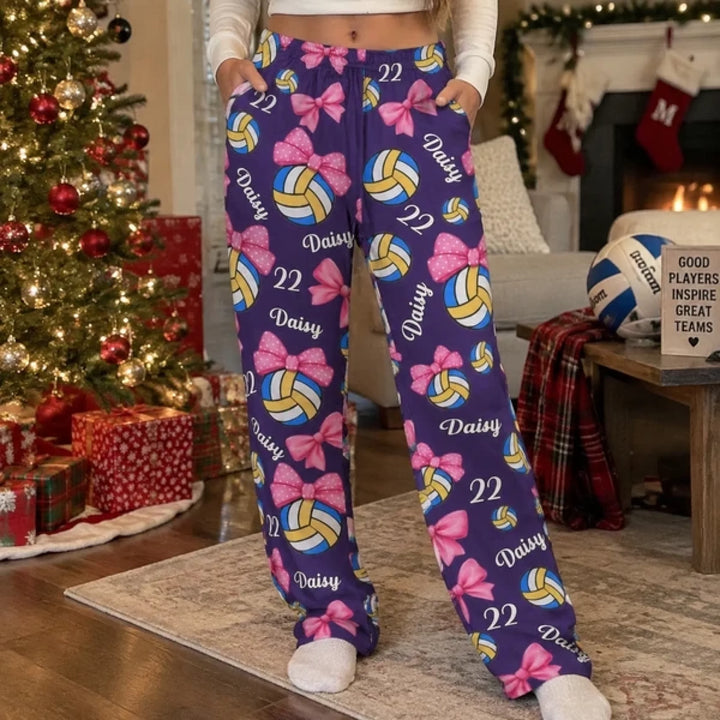coquette-bow-volleyball-custom-name-number-gift-for-volleyball-player-volleyball-team-personalized-lounge-pants-1