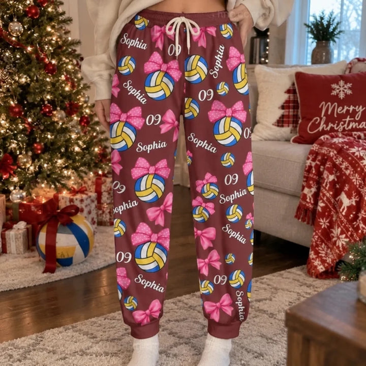 coquette-bow-volleyball-custom-name-number-gift-for-volleyball-player-volleyball-team-personalized-lounge-pants-2
