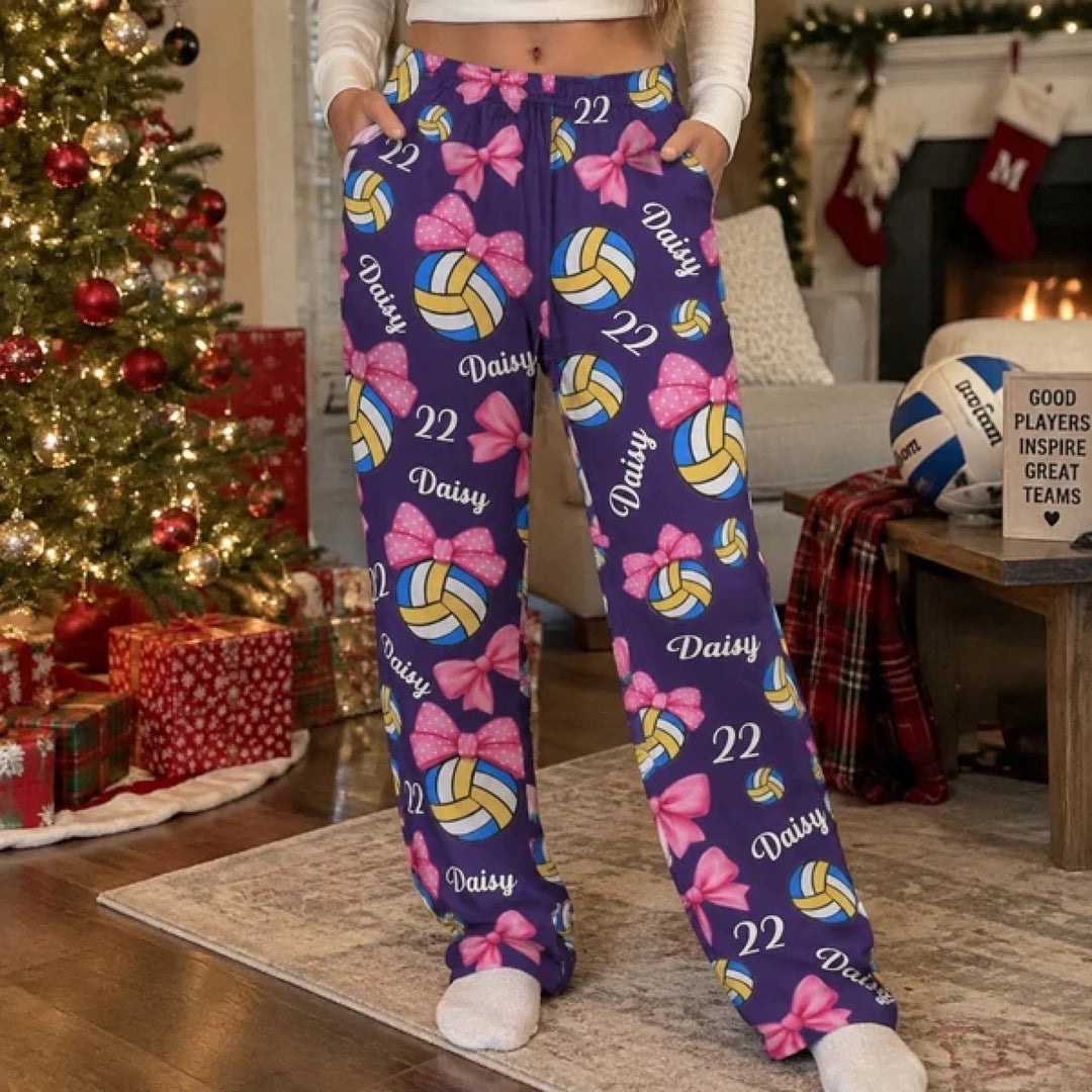 coquette-bow-volleyball-custom-name-number-gift-for-volleyball-player-volleyball-team-personalized-lounge-pants-1