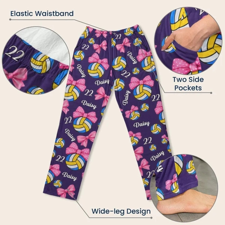 coquette-bow-volleyball-custom-name-number-gift-for-volleyball-player-volleyball-team-personalized-lounge-pants-9