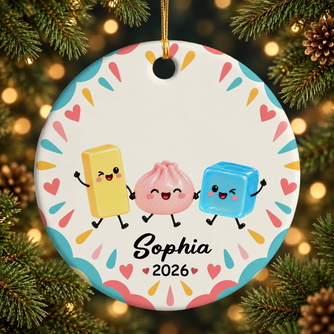 Hunting Squishy Year - Ceramic Ornament - Christmas Gift For Kids
