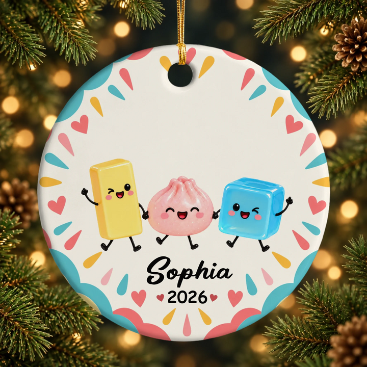 Hunting Squishy Year - Ceramic Ornament - Christmas Gift For Kids