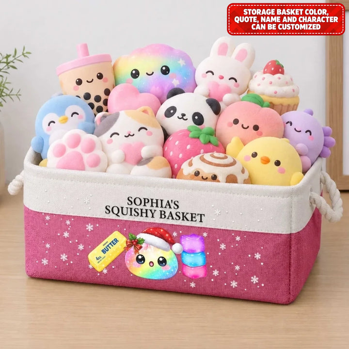Kid_Squishy_Hunter_Personalized_Storage_Basket_1