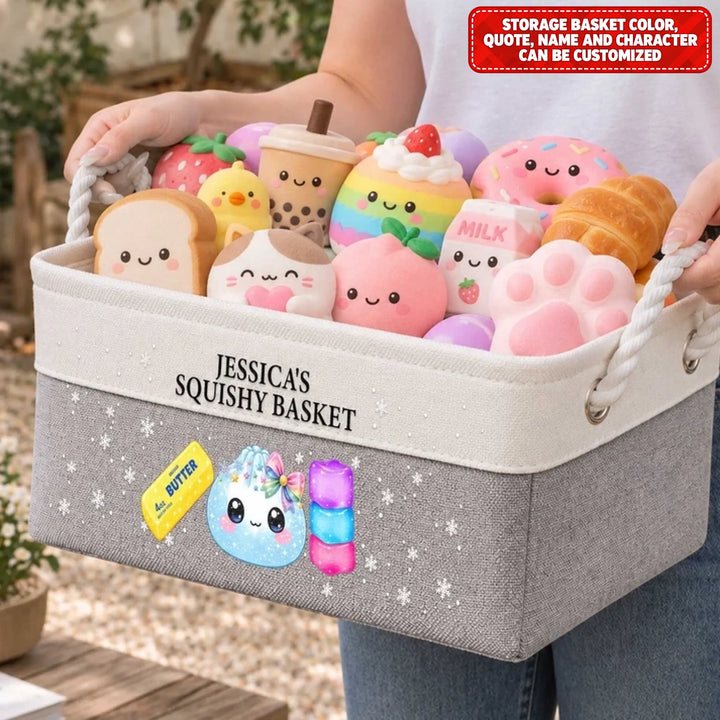 Kid_Squishy_Hunter_Personalized_Storage_Basket_2