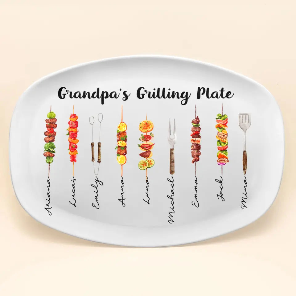 Gingerbread Warm Cookies Baked With Love - Personalized Custom Platter - Christmas Gifts For Family