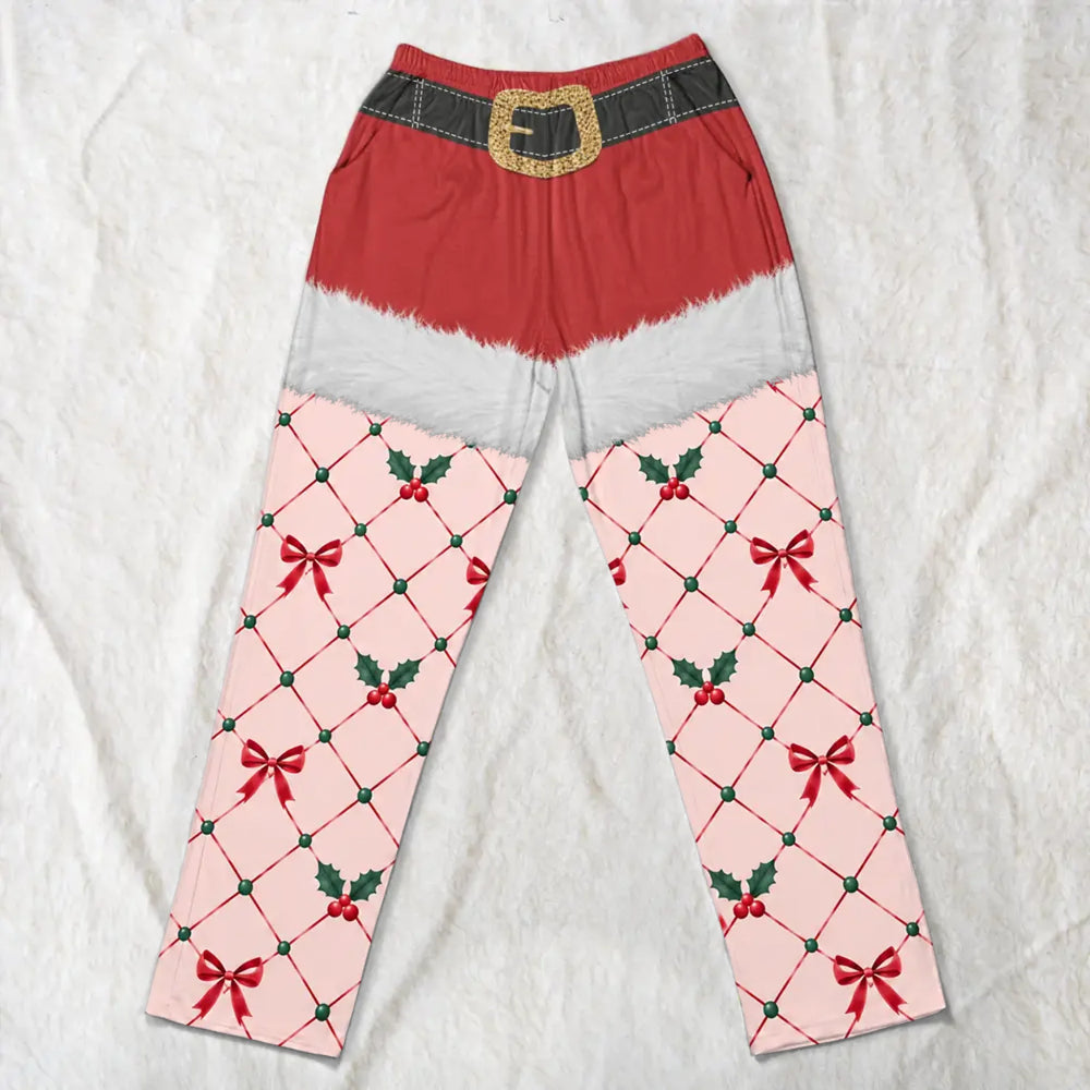 Funny_Christmas_Outfits_Fishnet_Tights_Xmas_Personalized_Lounge_Pants_3