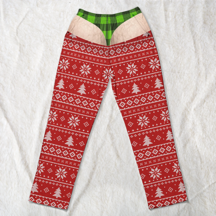 Funny_Christmas_Outfits_Fishnet_Tights_Xmas_Personalized_Lounge_Pants_3