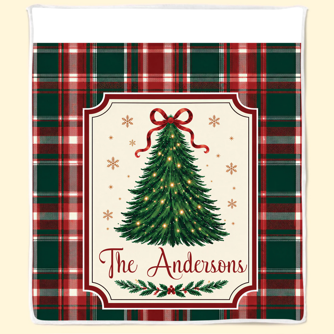 Family Tree - Personalized Blanket - Christmas Gift For Kids, Family Members