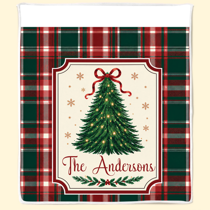 Family Tree - Personalized Blanket - Christmas Gift For Kids, Family Members