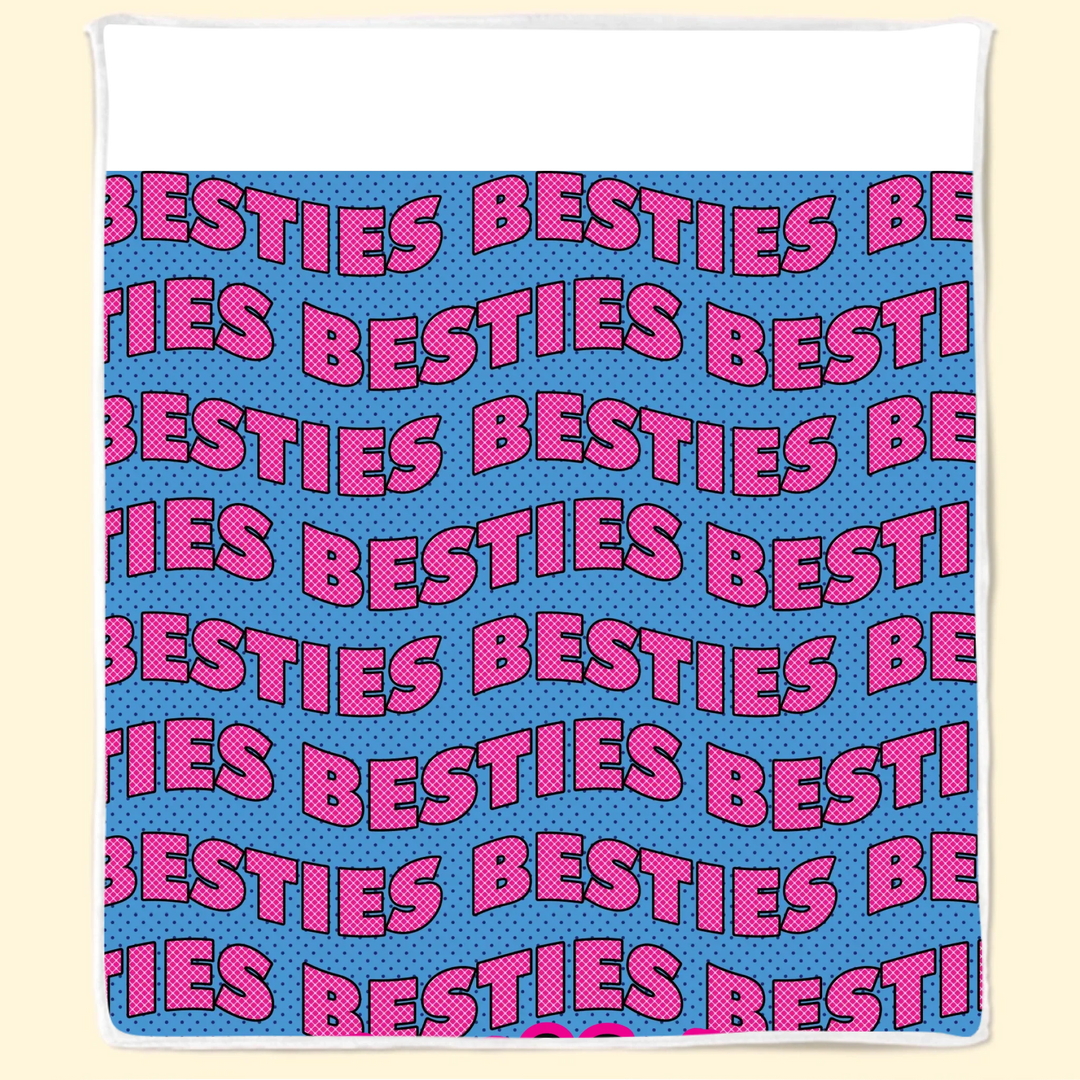 Blanket Bestie - Personalized Blanket - Gift For Friends, Besties, Sister