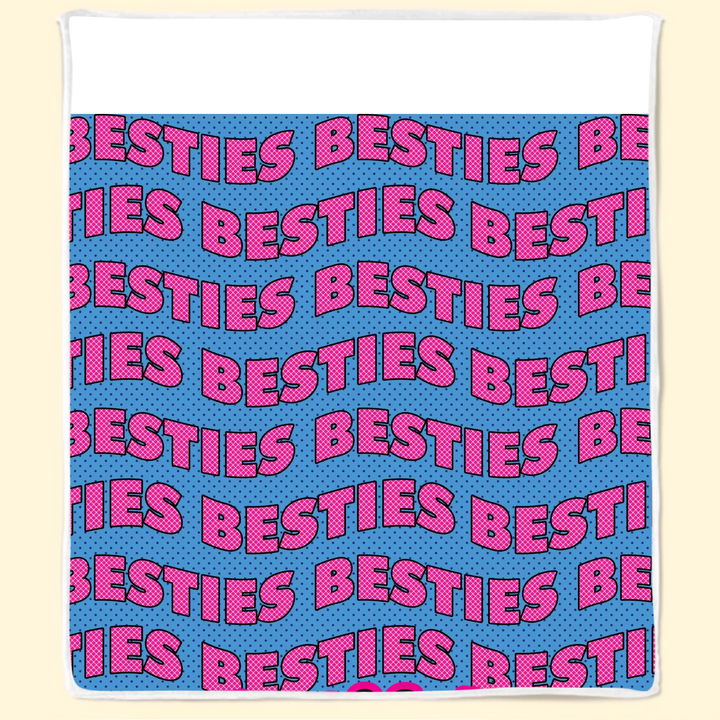 Blanket Bestie - Personalized Blanket - Gift For Friends, Besties, Sister
