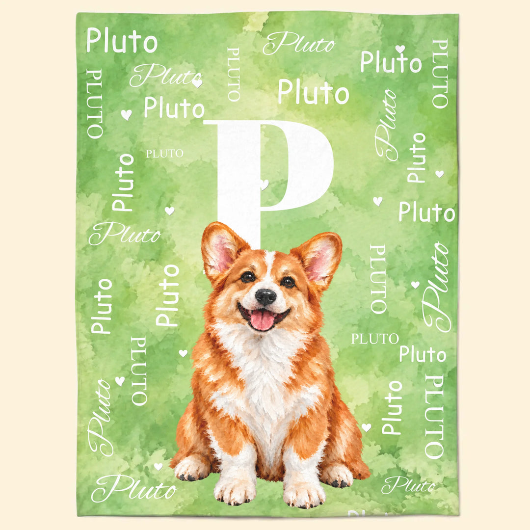 Custom Pet Name - Personalized Blanket - Gift For Friends, Family, Gift For Pet Lovers