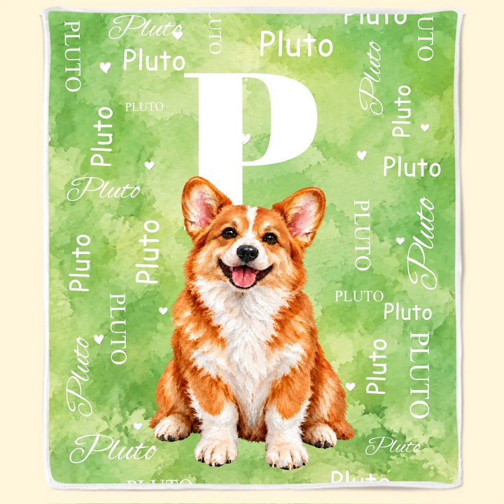 Custom Pet Name - Personalized Blanket - Gift For Friends, Family, Gift For Pet Lovers
