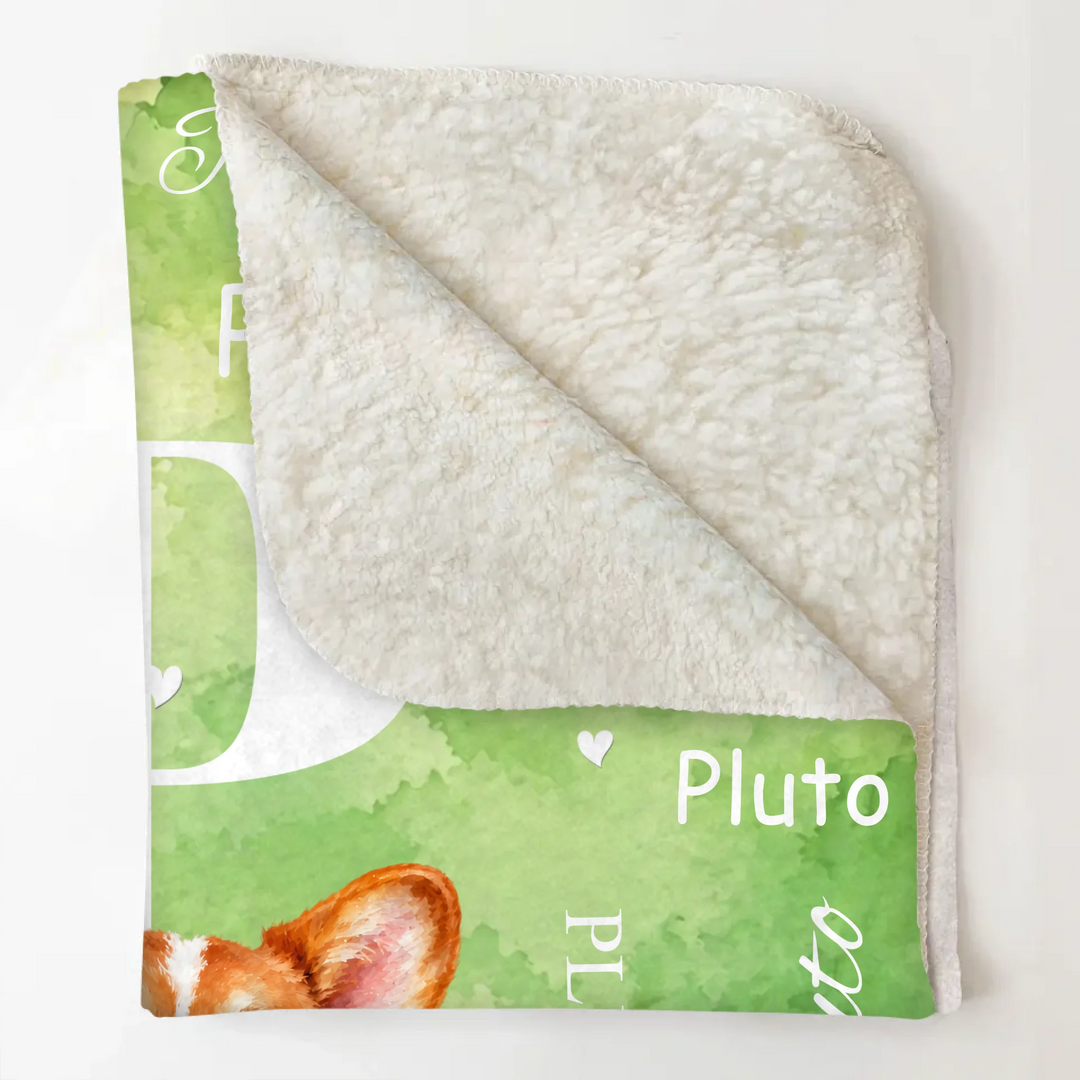 Custom Pet Name - Personalized Blanket - Gift For Friends, Family, Gift For Pet Lovers