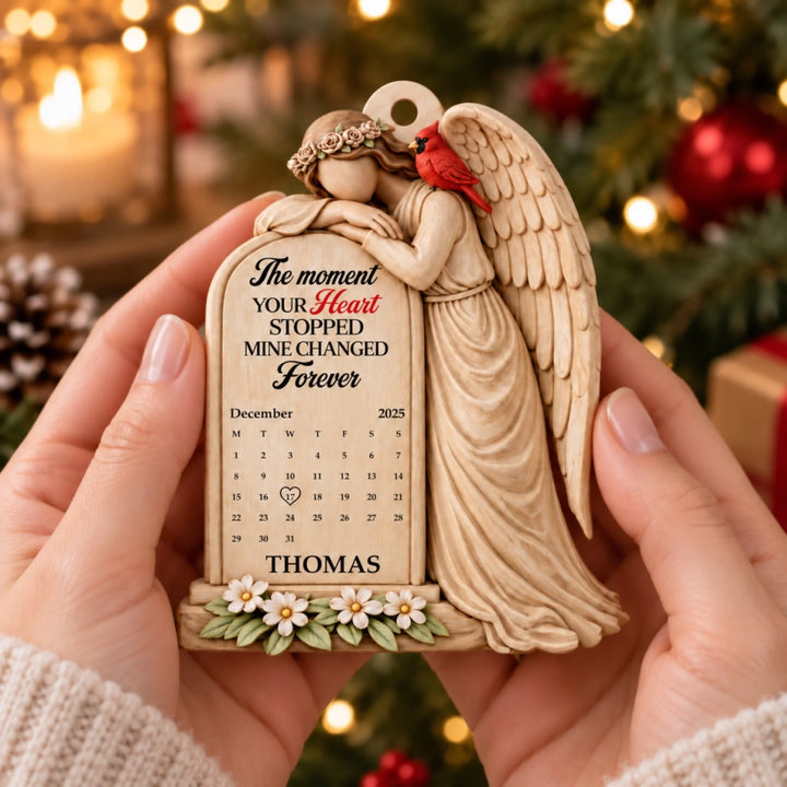 W4226_1510_A+_Music_TEST_Wood Ornament_Christmas_Moment Your Heart Stopped_ARND157 3