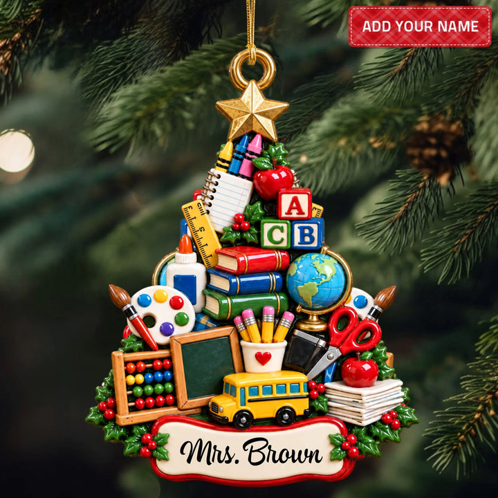 MOCKUP 1_20261014_Acrylic Ornament_Christmas_Teacher XMas Tree_ARND157_ADSG055