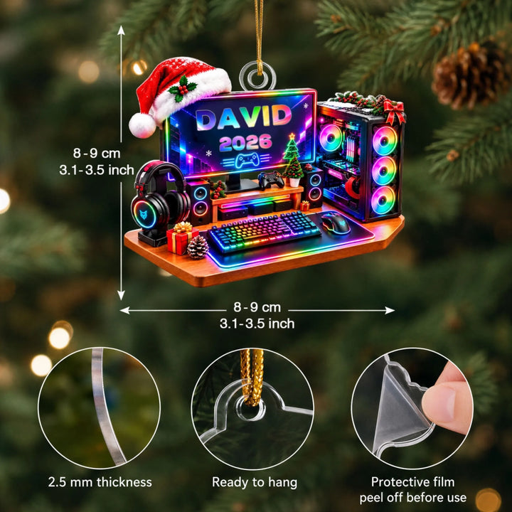 MOCKUP detail_20261015_Acrylic Ornament_Christmas_Gaming PC_ARND158_ADSG055