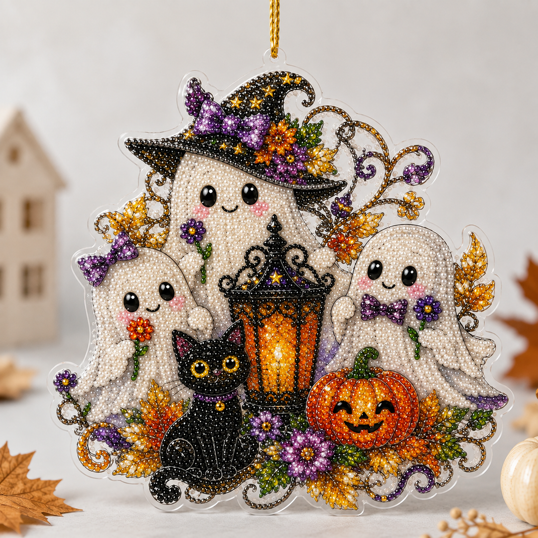 Boo Crew Under the Lantern Glow Mica Ornament NCUTH0014