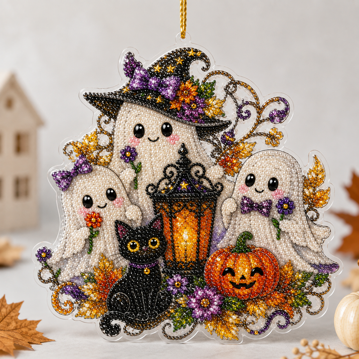 Boo Crew Under the Lantern Glow Mica Ornament NCUTH0014