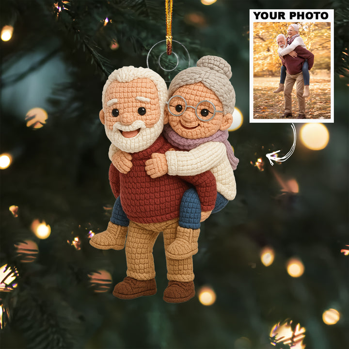 Forever This Joy - Personalized Photo Ornament - Christmas Gift For Grandparents AGP0DH031