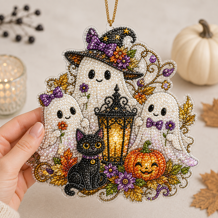 Boo Crew Under the Lantern Glow Mica Ornament NCUTH0014