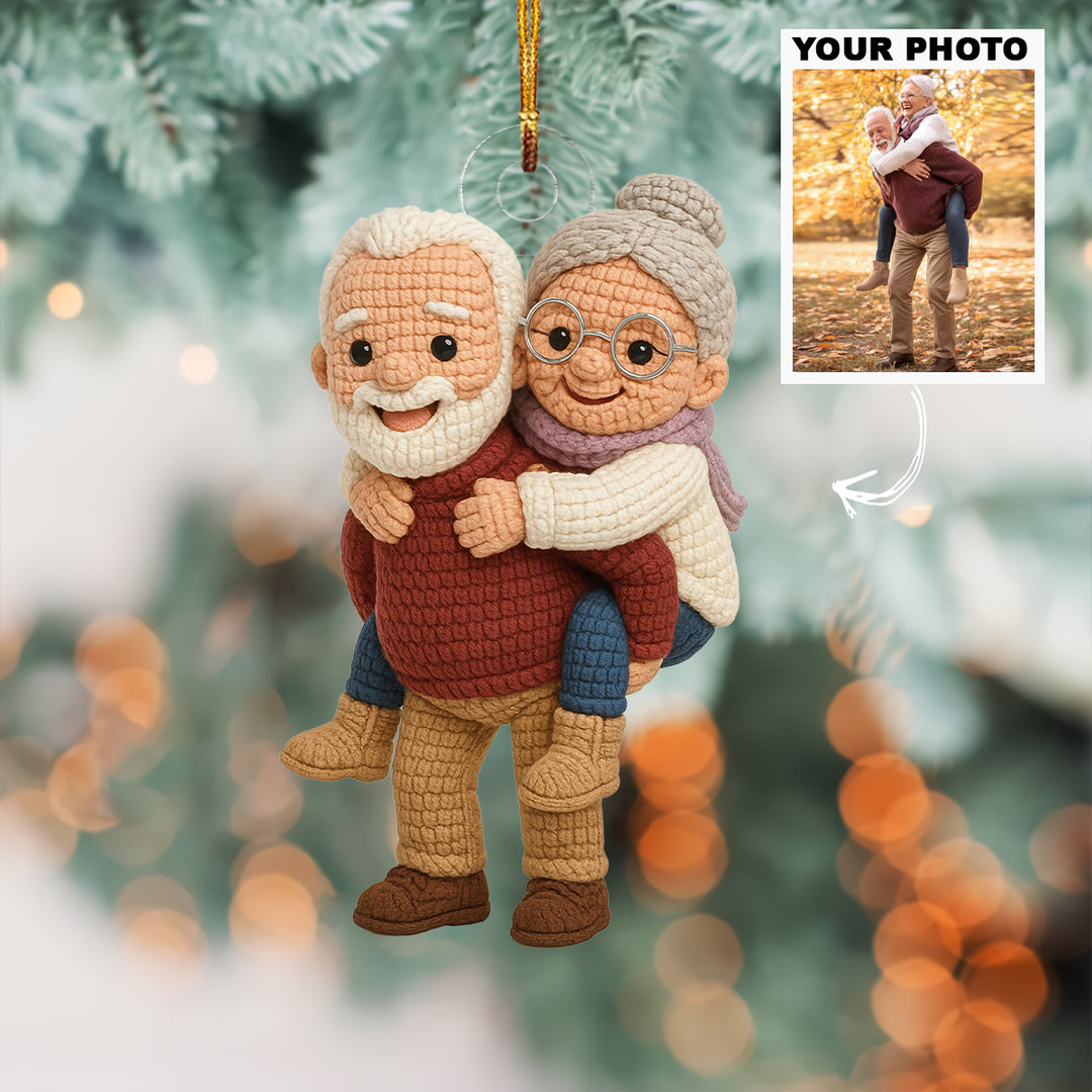 Forever This Joy - Personalized Photo Ornament - Christmas Gift For Grandparents AGP0DH031