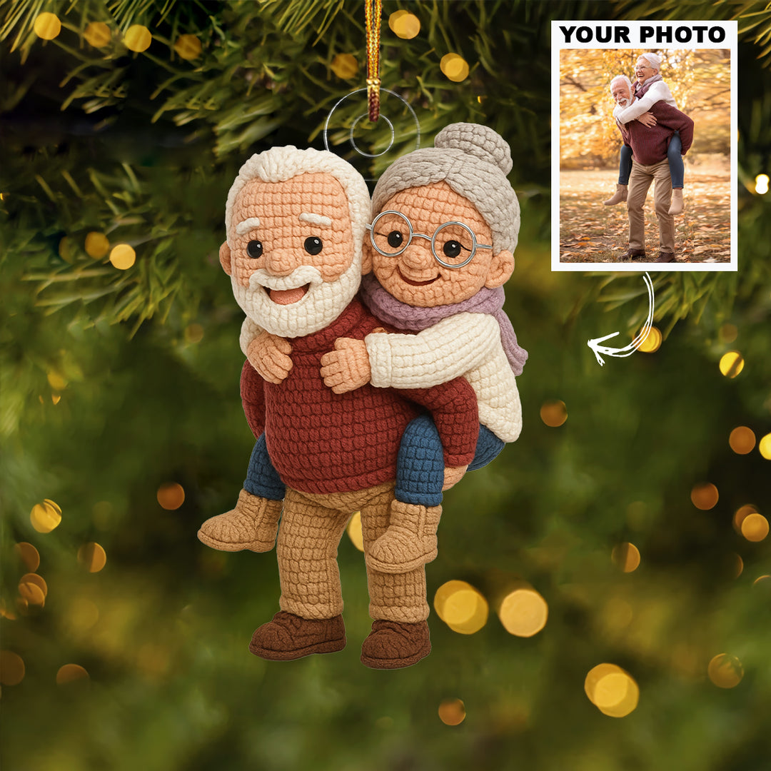 Forever This Joy - Personalized Photo Ornament - Christmas Gift For Grandparents AGP0DH031