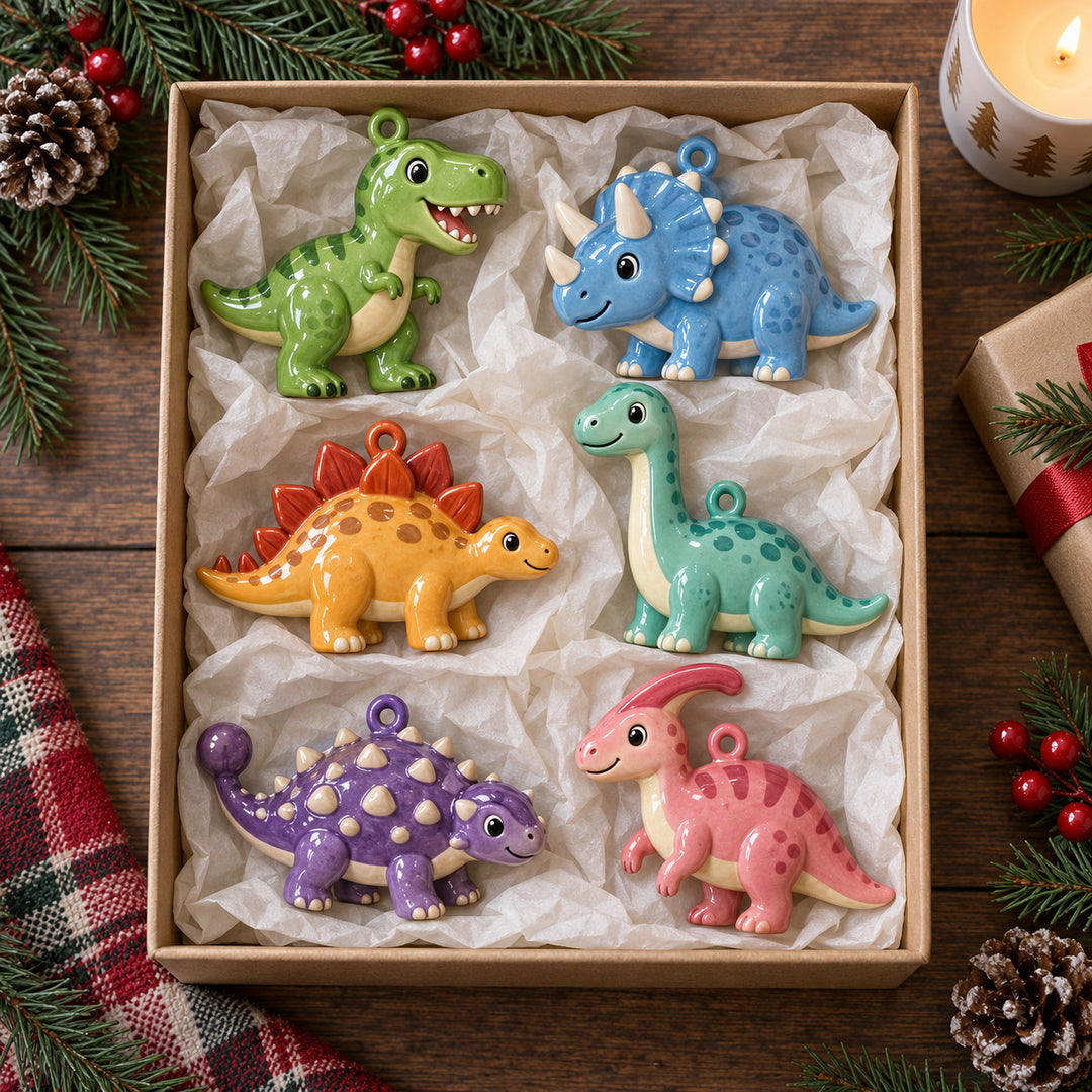 Adorable Dinosaur Ornament Gift Set NCU0HT130