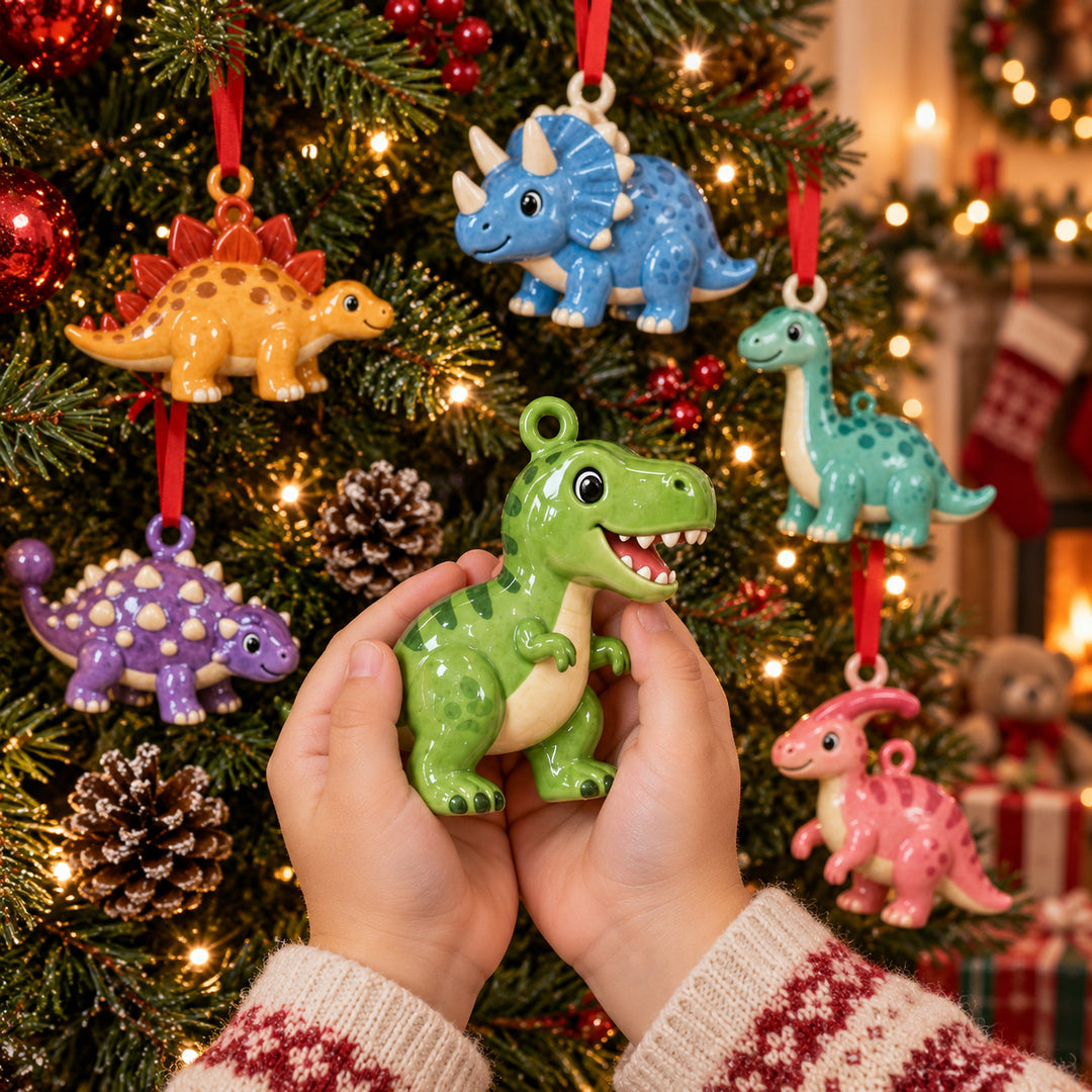 Adorable Dinosaur Ornament Gift Set NCU0HT130