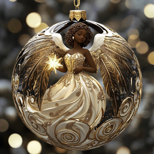 Angelic Splendor Mica Ornament NCU0TL081