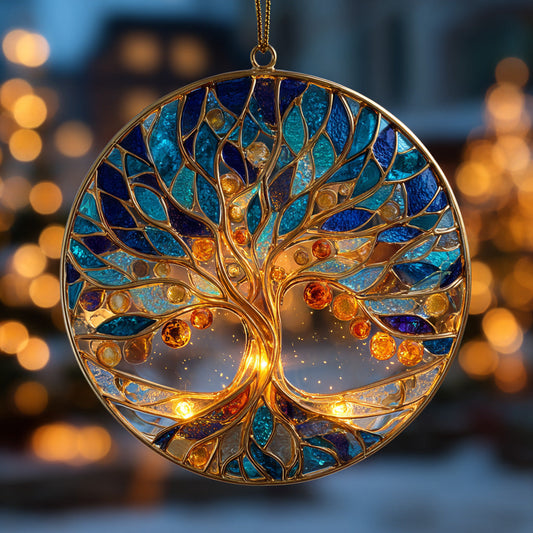 Aurora Tree of Life Mica Ornament NCU0DH120