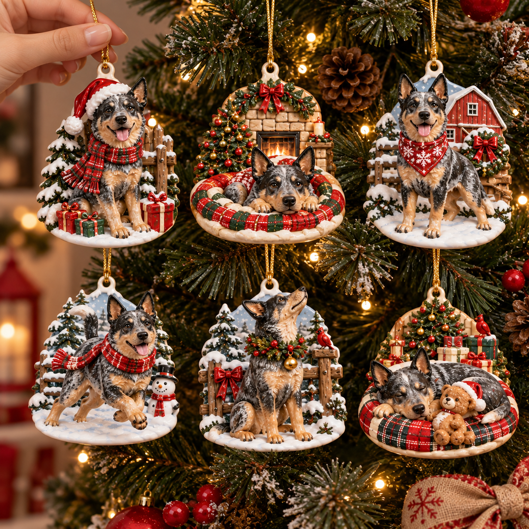 Australian Cattle Dog Christmas Ornament Gift Set NCU0HA119