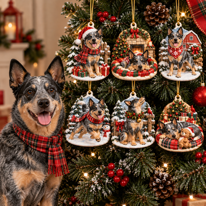 Australian Cattle Dog Christmas Ornament Gift Set NCU0HA119