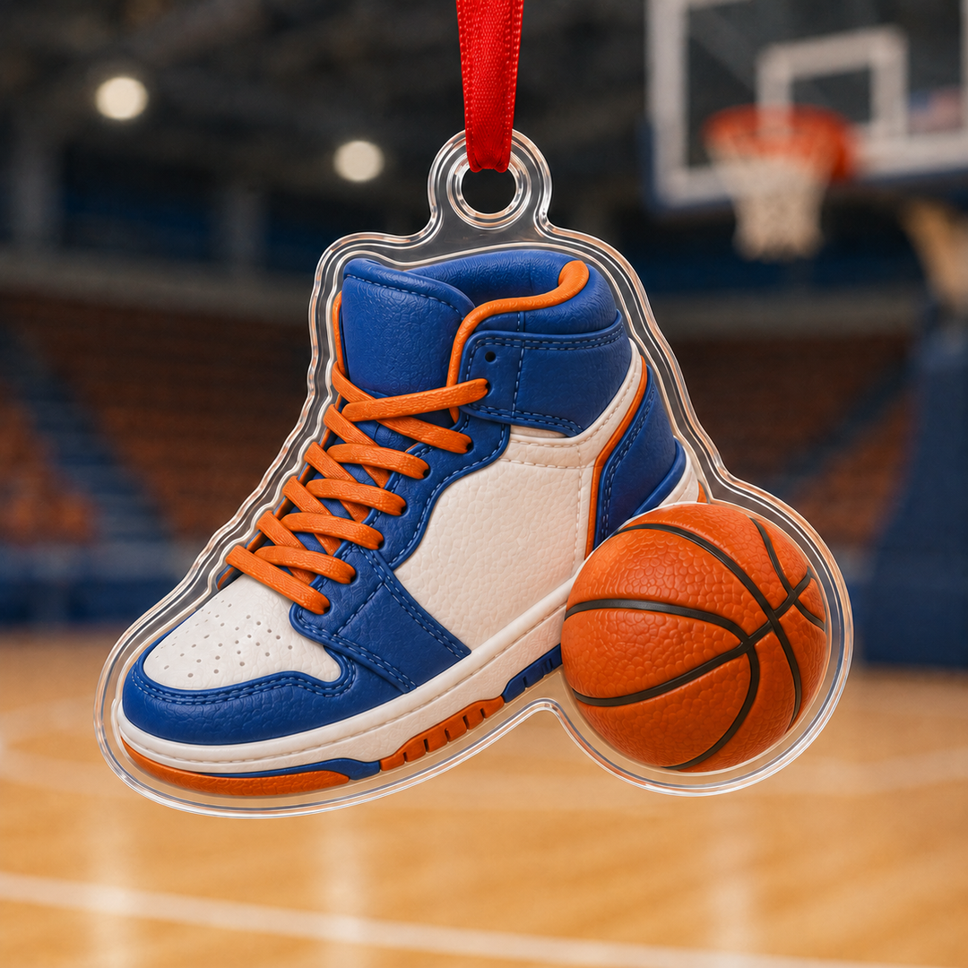 Basketball Court Kicks Mica Ornament NCU0HA058
