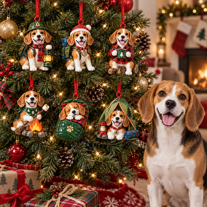 Beagle Adventures Acrylic Ornament Gift Set NCU0HT285