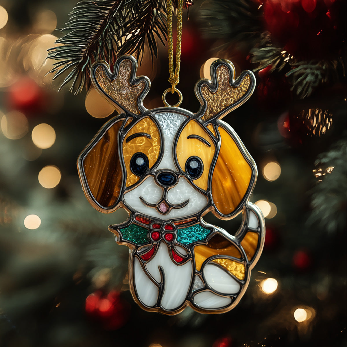 Beagle Glow Mica Ornament NCU0DH294