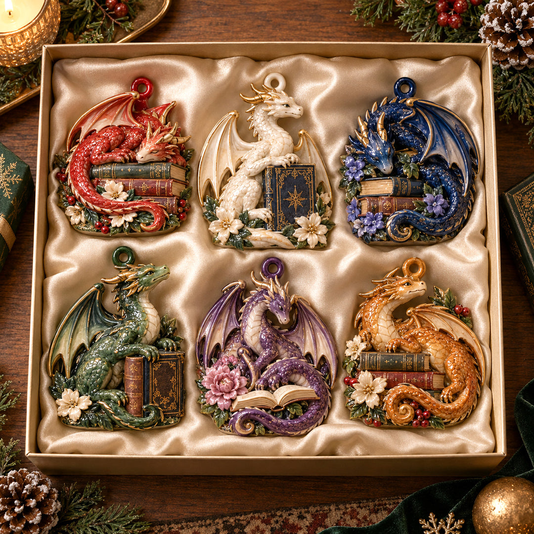 Blossom Dragon Tales Acrylic Ornament Gift Set NCU0HT160