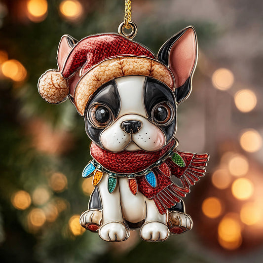 Boston Terrier Joy Mica Ornament NCU0DH298
