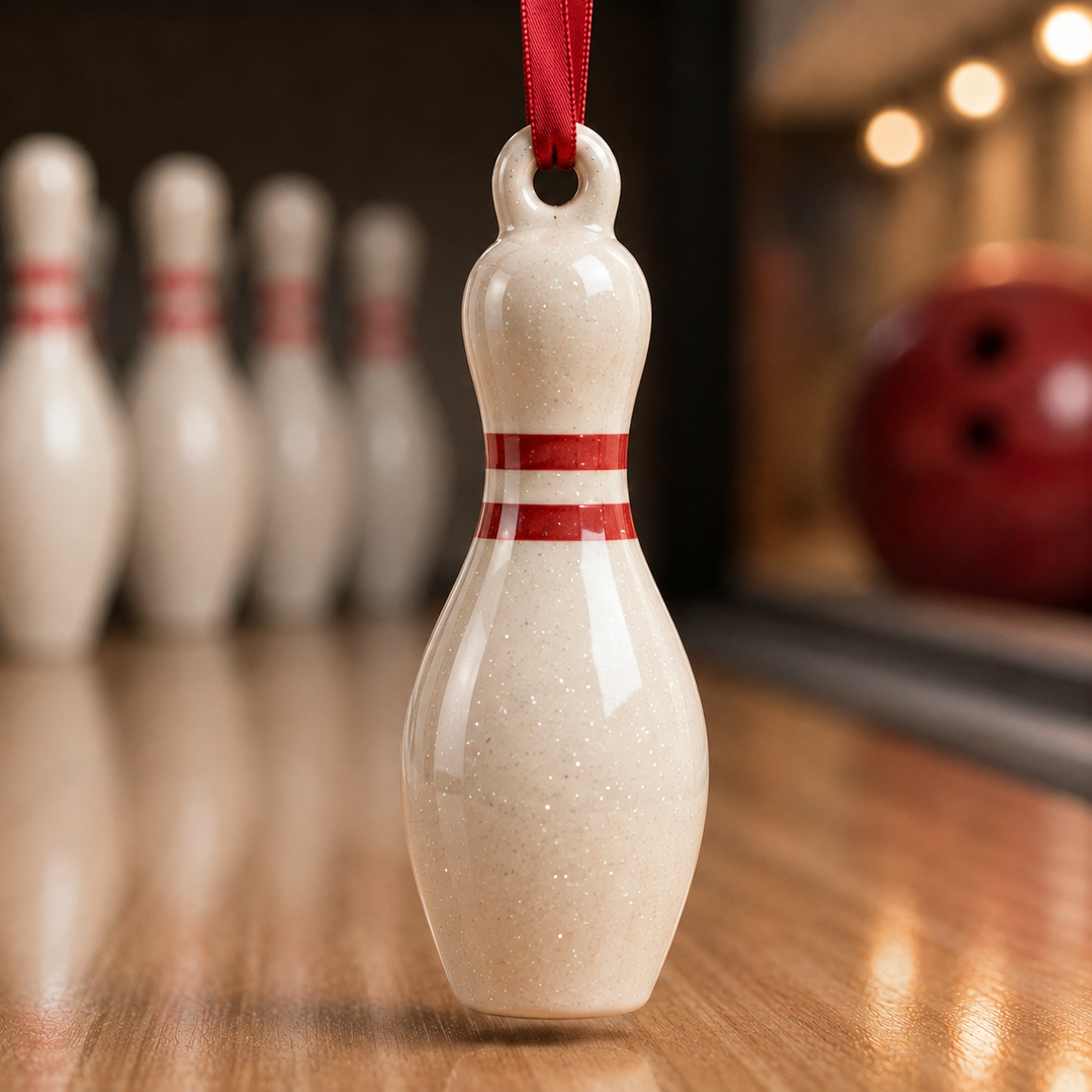 Bowling Pin Mica Ornament NCU0TM071