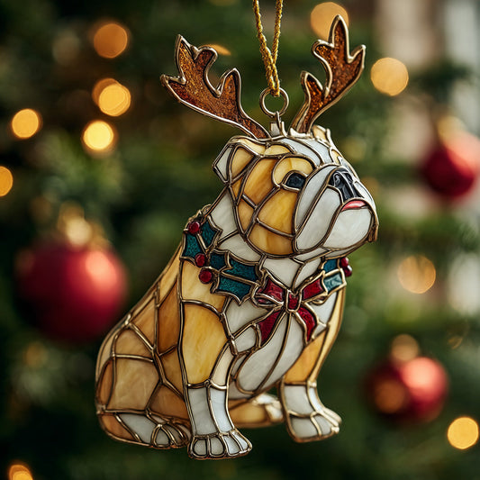 Bulldog Glow Mica Ornament NCU0DH290