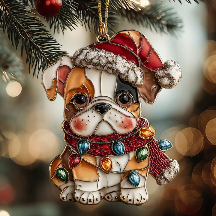 Bulldog Joy Mica Ornament NCU0DH300