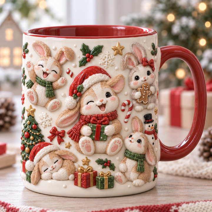 Bunny Christmas Magic Mug Accent Mug NCU0HA082