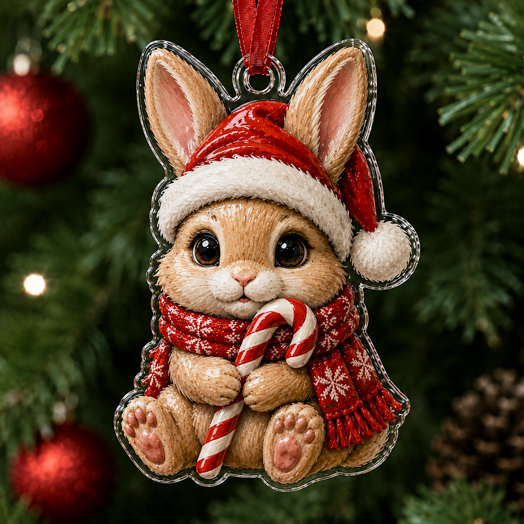 Candy Bunny Mica Ornament NCU0TM038