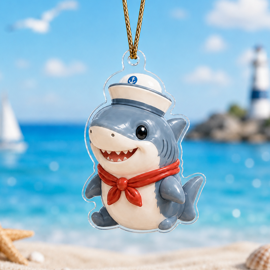 Captain Chomps Adorable Mica Ornament NCU0HA012